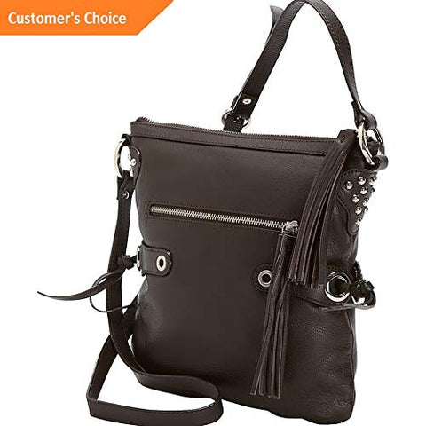 Sandover Scully Soft Lamb Fringe Crossbody 2 Colors Cross-Body Bag NEW | Model LGGG - 8854 |