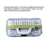 Waterproof PVC Cover for RIMOWA Topas Luggage Protector Cover Travel Luggage Case with Green Zipper