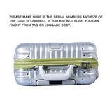 Waterproof Pvc Cover For Rimowa Topas Luggage Protector Cover Travel Luggage Case With Green Zipper