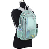 Eastsport Active Mesh Backpack with Padded Adjustable Straps, Mint/Soft Silver