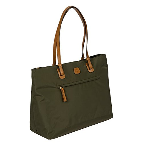 Bric's Women's x-Travel 2.0 Ladies' Business Laptop|Tablet Tote Bag, Olive One Size