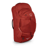 Osprey Packs Farpoint 55 Travel Backpack, Jasper Red, Medium/Large