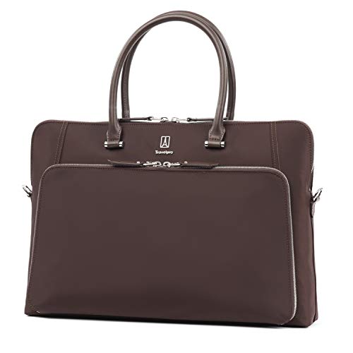 Travelpro Luggage Platinum Elite Women'S Briefcase, Rich Espresso, One Size