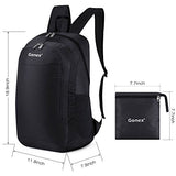 Gonex 28L Lightweight Packable Backpack Handy Travel Hiking Daypack(Black)