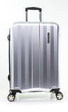 Calvin Klein Excalibur 25" Expandable Hardside Spinner, Silver