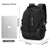 Cross Gear Office Business Computer Backpack with USB Charging Port, Laptop Compartment, Anti Theft