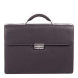 Bugatti Sartoria Medium Top Grain Leather Briefcase, Leather, Brown