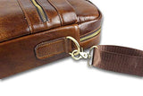 Timeless Genuine Leather Messenger Bag for Men – Gorgeous Superior Brown Carry All Briefcase with