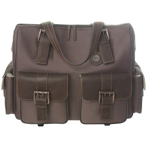 Jack By Jill-E Designs, Rolling Satchel, Brown (049698)