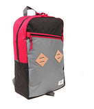 Ecko Unltd. Unisex Colorblock Zipper Everyday Backpack Red