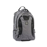 ful Ful Navigator Padded Laptop Backpack Backpack, Grey/Black