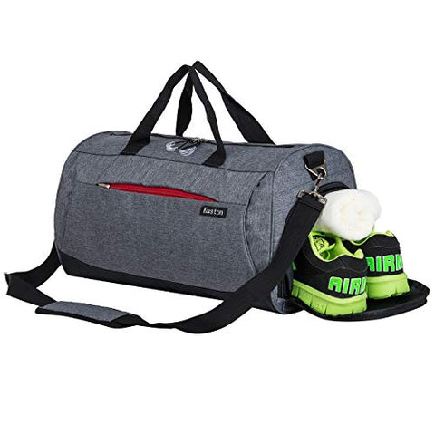 Sports Gym Bag With Shoes Compartment Travel Duffel Bag For Men And Women