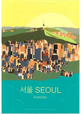 RIMOWA Seoul Korea country sticker for Topas, Original, Salsa, Essential series for luggage and carry on"Made in Germany"