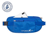 Caribbean Joe Under Clothes Slim Waist Pouch, Money Belt | Fanny Pack For Running | For Festivals