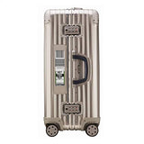 RIMOWA Lufthansa Private Jet Collection suitcase 84.5L titanium Electronic Tag