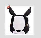 Mojing Cute Bunny Backpack Purse For Girls,Cartoon Rabbit Schoolbag Daypack(White)