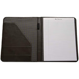 Ben Sherman 12" Faux Leather Bifold Writing Pad, Brown