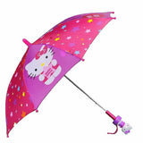 Hello Kitty Fu3069234 Stars Pink & Purple Molded Handle Umbrella