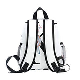 Toprint Kid Backpack Floral Monogram K Letter Shoulder Travel School Bag for Boy Girl Kids