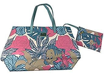 Loungefly x Ariel Leaves Tote Bag (One Size, Multi)