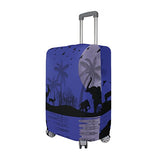 GIOVANIOR Wild Animals In African Landscape Luggage Cover Suitcase Protector Carry On Covers