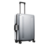 Zero Halliburton Zro 25" 4-Wheel Spinner Luggage, Polycarbonate Suitcase, Silver