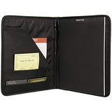 Kenneth Cole Reaction 1680d Polyester Standard Bifold Writing Pad, Black