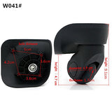 Super Ma Replacement Luggage Wheel Siutcase Repair 360 Spinner Mute Wheels Superw041(Couple) (041