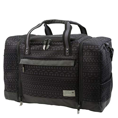 Hex Premium 21.7L Canvas Grid Sneaker Travel Duffel, Global Stripe Neoprene (GLSN), One Size