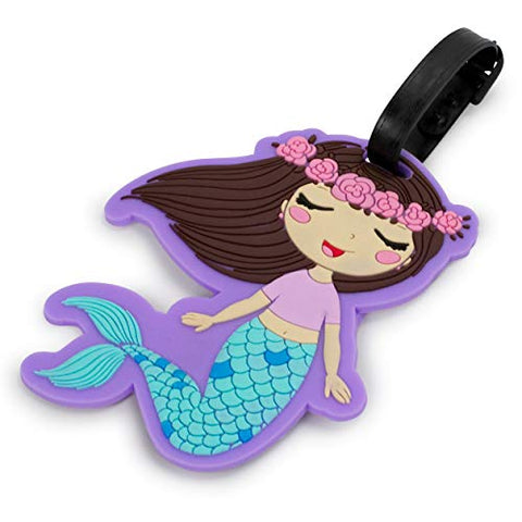 Miami CarryOn Novelty Collection Luggage ID Tags (2-Piece) (Mermaid)
