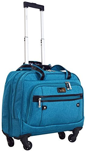 Nicole Miller New York Taylor Carry On Spinner Briefcase (Taylor Teal)