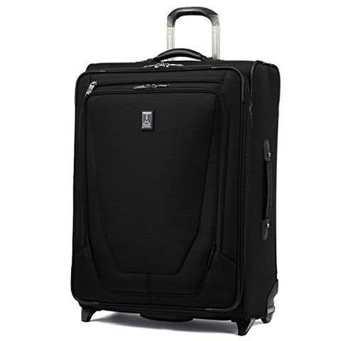 Travelpro Luggage Crew 11 26" Expandable Rollaboard Suitcase w/Suiter, Black