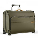 Briggs & Riley Baseline Carry-On Wheeled Garment Bag, Olive, Small