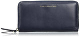 Tommy Hilfiger Womens Smooth Leather Lrg Za Wallet Messenger Bag Blue (Tommy Navy)