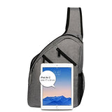 Shoulder Backpack Chest Crossbody Bags Large Travel Sling Pack for Men