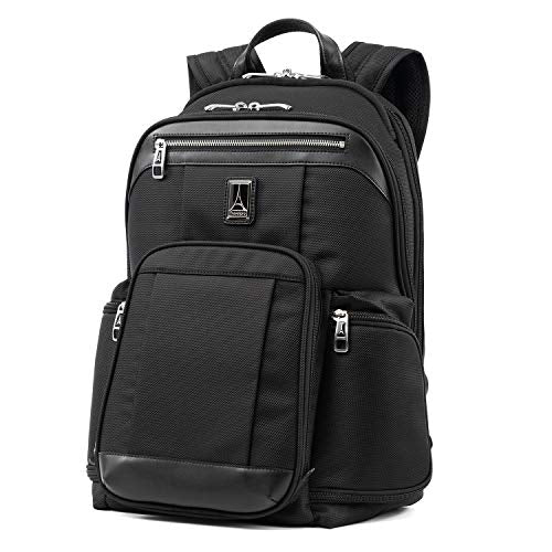 Travelpro Luggage Platinum Elite 17.5" Business Computer Backpack, Shadow Black, One Size