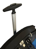 Trendy Flyer Computer/Laptop Rolling Bag 2 Wheel Case Plain Blue
