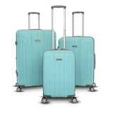 Gabbiano Viva Collection 3 Piece Hardside Expandable Spinner Set (Tiffany Blue)