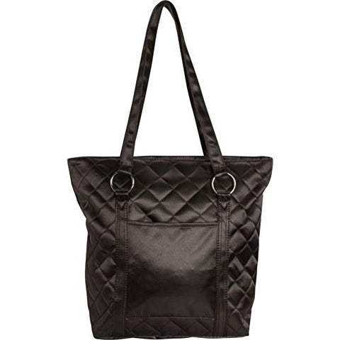 Bellino Savvy Quilted Fashion Tote, Black