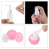 Beveetio Travel Bottles TSA Approved 15 Pack,2.9oz Silicone Refillable Size Containers, BPA Free Travel Tubes Toiletries for Cosmetic Shampoo Cream Conditioner Lotion Soap