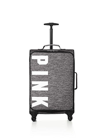 Victorias Secret Pink Wheelie Suitcase Carry On Grey Marl
