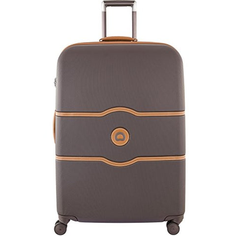 Delsey Luggage Chatelet Hard+ 28 Inch 4 Wheel Spinner , Chocolate