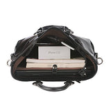 S-Zone Women'S 3-Way Genuine Leather Work Tote Laptop Shoulder Handbag Messenger Bag Fit 14" Laptop