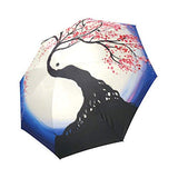 Travel Umbrella Bonsai Tree Windproof, Anti-UV waterproof Lightweight Portable Outdoor use