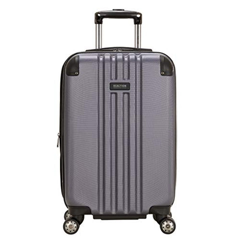 Kenneth Cole Reaction Reverb 20" Carry-On Expandable Luggage Lightweight Hardside 8-Wheel Spinner Travel Suitcase Bag, Smokey Purple, inch