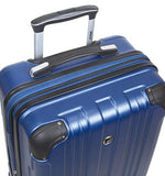 Dejuno Kingsley Abs 3-Piece Hardside Spinner Luggage Set-Blue