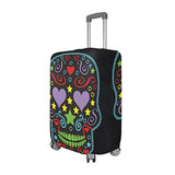 GIOVANIOR Sugar Skull Luggage Cover Suitcase Protector Carry On Covers