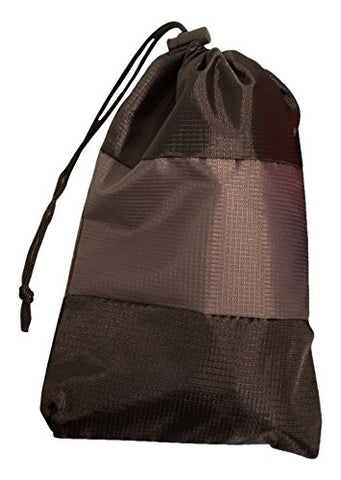 Mancini Pack Em In Set of 2 Lightweight Luggage Travel Shoe Bags (Black)