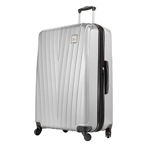 Skyway Epic Hardside 4-Wheel Luggage Spinner Collection (Silver, 28-Inch)