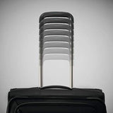 Samsonite Lineate Expandable Softside Checked Luggage with Spinner Wheels, 29 Inch, Obsidian Black